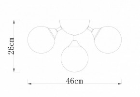 Потолочная люстра Arte Lamp Fobos A2704PL-5SG в Губкинском - gubkinskiy.mebel24.online | фото 3