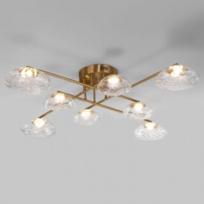 Потолочная люстра Eurosvet Ripple 50389 LED латунь в Губкинском - gubkinskiy.mebel24.online | фото