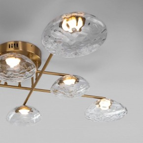 Потолочная люстра Eurosvet Ripple 50389 LED латунь в Губкинском - gubkinskiy.mebel24.online | фото 6