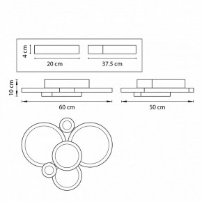 Потолочная люстра Lightstar Breve 749081 в Губкинском - gubkinskiy.mebel24.online | фото 3