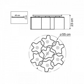 Потолочная люстра Lightstar Nubi 802070 в Губкинском - gubkinskiy.mebel24.online | фото 6