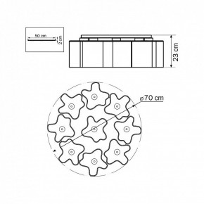 Потолочная люстра Lightstar Nubi 802090 в Губкинском - gubkinskiy.mebel24.online | фото 5