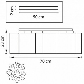 Потолочная люстра Lightstar Nubi 802093 в Губкинском - gubkinskiy.mebel24.online | фото 2