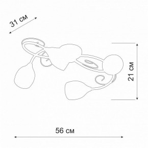 Потолочная люстра Vitaluce V3269 V3269-3/4PL в Губкинском - gubkinskiy.mebel24.online | фото 2