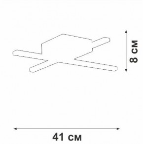 Потолочная люстра Vitaluce V3801 V3801-0/2PL в Губкинском - gubkinskiy.mebel24.online | фото 2