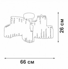 Потолочная люстра Vitaluce V5884 V5884-0/10PL в Губкинском - gubkinskiy.mebel24.online | фото 4