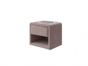 PROxSON Тумба Cube (Ткань: Велюр Shaggy Mocca) 52x41 в Губкинском - gubkinskiy.mebel24.online | фото