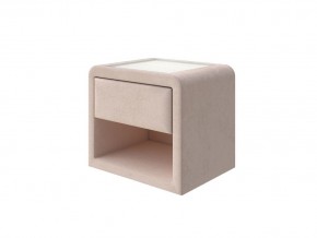 PROxSON Тумба Cube (Ткань: Велюр Teddy Тауп) 52x41 в Губкинском - gubkinskiy.mebel24.online | фото 1