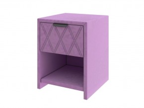 PROxSON Тумба Side (Ткань: Велюр Shaggy Lilac) 44x45 в Губкинском - gubkinskiy.mebel24.online | фото 1