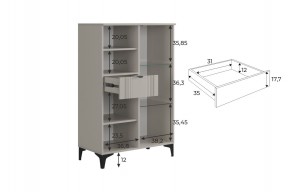 РИЧ Комод 2 в Губкинском - gubkinskiy.mebel24.online | фото 3