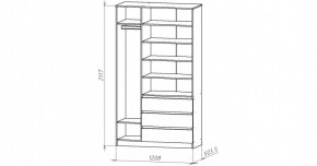 НИЦЦА-2 Шкаф 3-х дверный (НЦ.02) в Губкинском - gubkinskiy.mebel24.online | фото 2