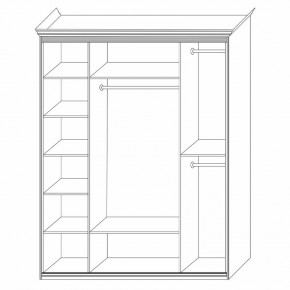 Шкаф 4-х дверный (корпус) Неаполь в Губкинском - gubkinskiy.mebel24.online | фото 3