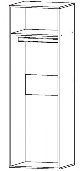 АЙВОРИ-1 Шкаф (ЦРК.АВР.01 шкаф) в Губкинском - gubkinskiy.mebel24.online | фото 2