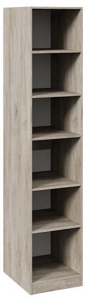 Шкаф для белья Эмбер СМ-348.07.002 L в Губкинском - gubkinskiy.mebel24.online | фото 2