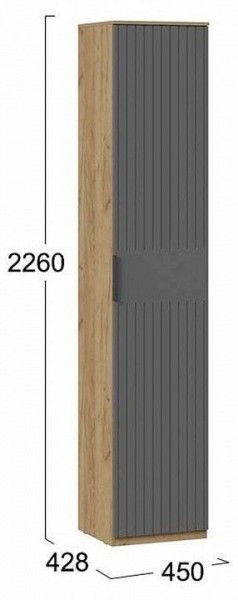 Шкаф для белья Хилтон Исп. 2 в Губкинском - gubkinskiy.mebel24.online | фото 5
