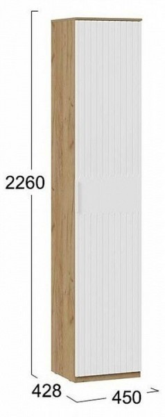 Шкаф для белья Хилтон Исп. 2 в Губкинском - gubkinskiy.mebel24.online | фото 6