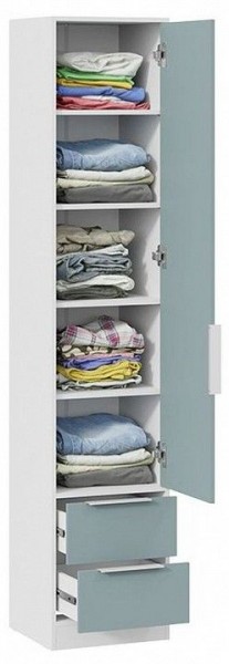 Шкаф для белья Марли в Губкинском - gubkinskiy.mebel24.online | фото 2