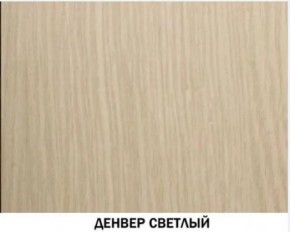 Шкаф для одежды №614 "Инна" Денвер светлый (*без полок) в Губкинском - gubkinskiy.mebel24.online | фото 2
