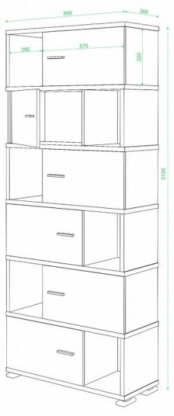 Шкаф комбинированный Домино СБ-30/6 в Губкинском - gubkinskiy.mebel24.online | фото 2