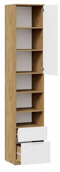 Шкаф комбинированный Хилтон Исп. 2 в Губкинском - gubkinskiy.mebel24.online | фото 2