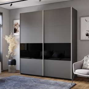 Шкаф-купе Харви ШКК-10 (графит) в Губкинском - gubkinskiy.mebel24.online | фото