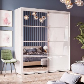 Шкаф-купе Крафт-6 (Ясень Белый) в Губкинском - gubkinskiy.mebel24.online | фото