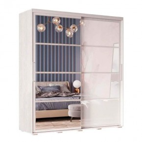 Шкаф-купе Крафт-6 (Ясень Белый) в Губкинском - gubkinskiy.mebel24.online | фото 3