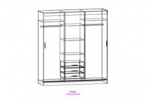 Шкаф-купе Лидер 1М-К в Губкинском - gubkinskiy.mebel24.online | фото 2