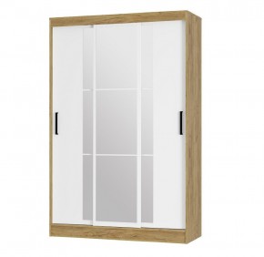 Шкаф-купе Тайм ШКК-03 (крафт/белый) в Губкинском - gubkinskiy.mebel24.online | фото