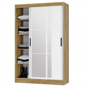 Шкаф-купе Тайм ШКК-03 (крафт/белый) в Губкинском - gubkinskiy.mebel24.online | фото 3