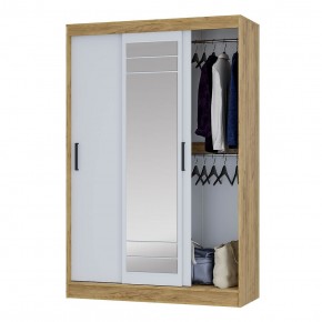 Шкаф-купе Тео ШКК-02 (крафт/белый) в Губкинском - gubkinskiy.mebel24.online | фото 3