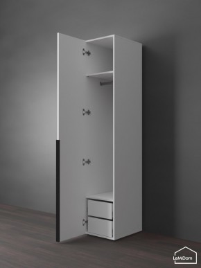Шкаф Linnea MHR-1-3 2050х400х510 (Белый-М 11.1.2) в Губкинском - gubkinskiy.mebel24.online | фото 5