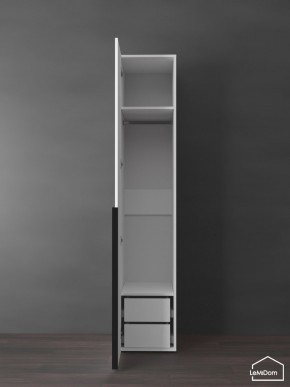 Шкаф Linnea MHR-1-3 2050х400х510 (Белый-М 11.1.2) в Губкинском - gubkinskiy.mebel24.online | фото 6