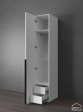 Шкаф Linnea MHR-1-3 2050х400х510 (Белый-М 11.1.2) в Губкинском - gubkinskiy.mebel24.online | фото 7