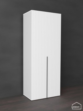 Шкаф Linnea MHR-2 2050х800х510 (Белый-М 11.1.2) в Губкинском - gubkinskiy.mebel24.online | фото