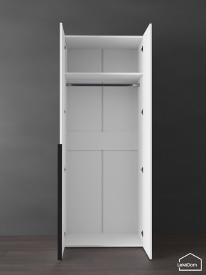 Шкаф Linnea MHR-2 2050х800х510 (Белый-М 11.1.2) в Губкинском - gubkinskiy.mebel24.online | фото 4