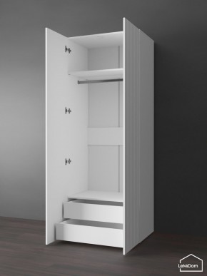 Шкаф Linnea MHR-2PO-3 2050х800х510 (Белый-М 11.1.2) в Губкинском - gubkinskiy.mebel24.online | фото 5