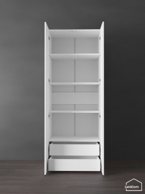 Шкаф Linnea MHR-2PO-4 2050х800х510 (Белый-М 11.1.2) в Губкинском - gubkinskiy.mebel24.online | фото 6