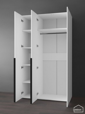 Шкаф Linnea MHR-3-1 2050х1200х510 (Белый-М 11.1.1) в Губкинском - gubkinskiy.mebel24.online | фото 5