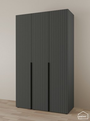 Шкаф Linnea MHR-3-1 2050х1200х510 (Графит-М 11.1.25) в Губкинском - gubkinskiy.mebel24.online | фото