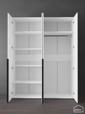 Шкаф Linnea MHR-4-1 2050х1600х510 (Белый-М 11.1.2) в Губкинском - gubkinskiy.mebel24.online | фото 4