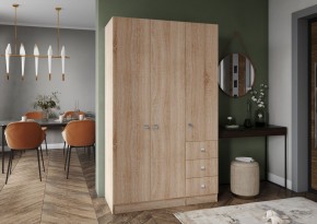 Шкаф Лофт 3-х створчатый в Губкинском - gubkinskiy.mebel24.online | фото 3