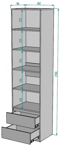 Шкаф Мальта H163 в Губкинском - gubkinskiy.mebel24.online | фото 2