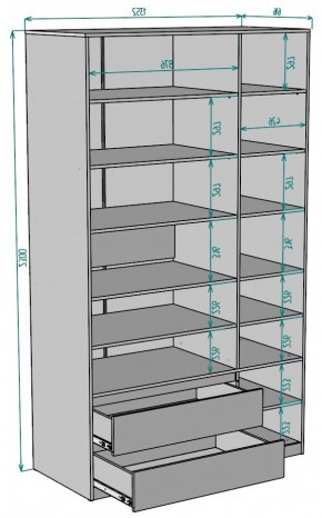 Шкаф Мальта H219 в Губкинском - gubkinskiy.mebel24.online | фото 2