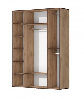 Шкаф Норден 1600 (Дуб Крафт золотой) в Губкинском - gubkinskiy.mebel24.online | фото 2