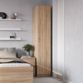 Шкаф ПЕГАС однодверный, цвет Дуб Сонома в Губкинском - gubkinskiy.mebel24.online | фото 4