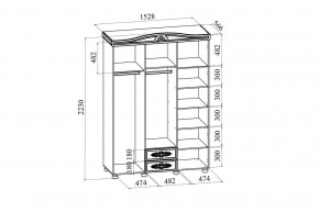 Шкаф платяной Ассоль АС-27 в Губкинском - gubkinskiy.mebel24.online | фото 6