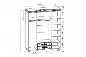 Шкаф платяной Ассоль АС-28 в Губкинском - gubkinskiy.mebel24.online | фото 4