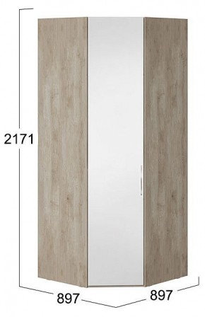 Шкаф платяной Эмбер СМ-348.07.007 L в Губкинском - gubkinskiy.mebel24.online | фото 3