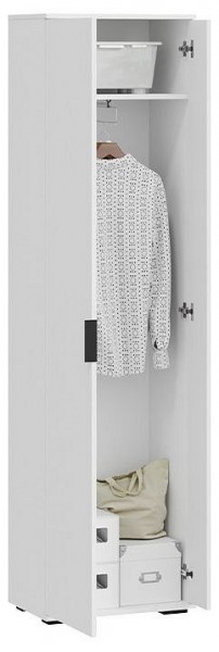 Шкаф платяной Эвита в Губкинском - gubkinskiy.mebel24.online | фото 3